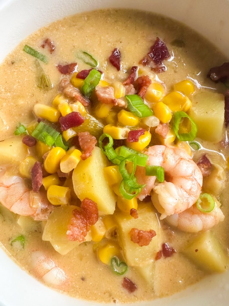 easy shrimp and corn chowder