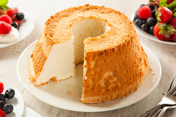stock image angel food cake