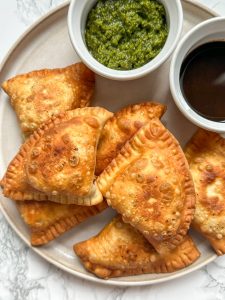 Curry Chicken Empanadas are Samosa inspired Empanadas
